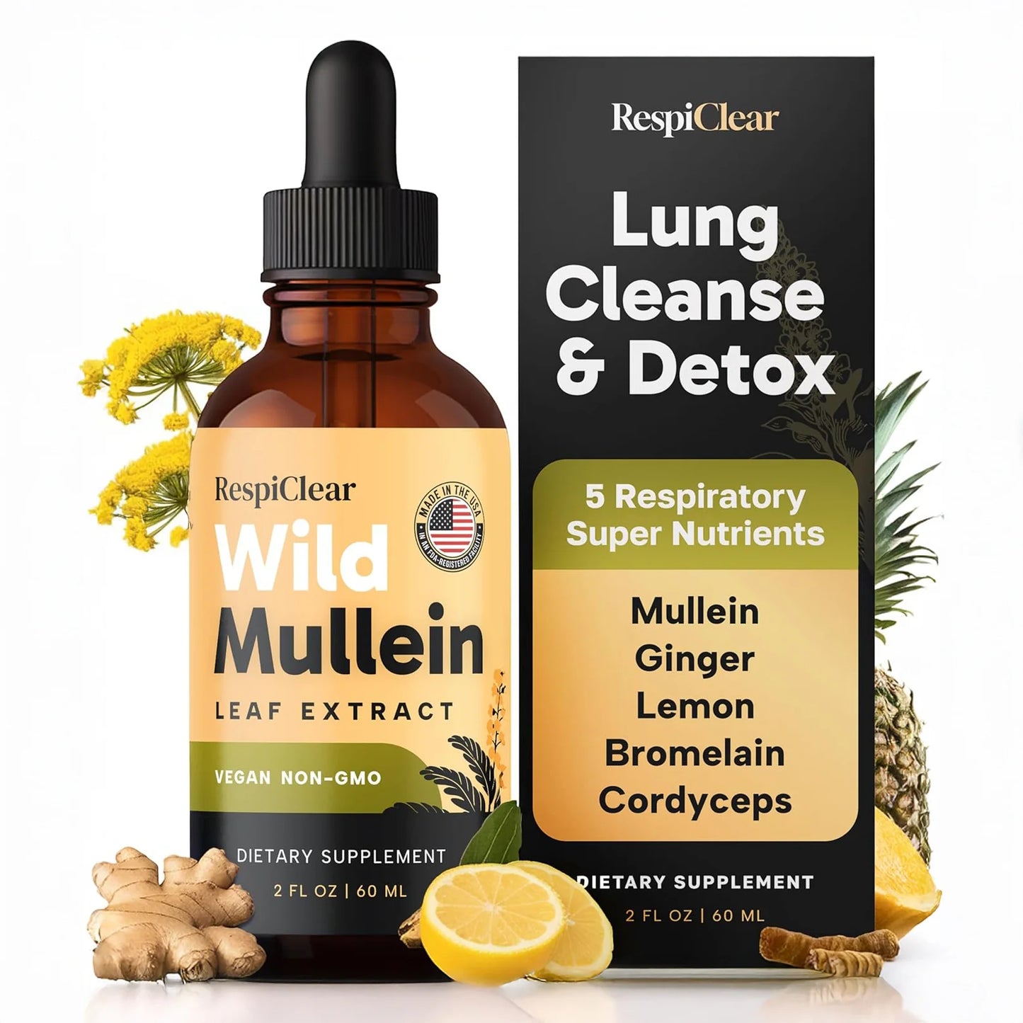 RespiClear - Premium Mullein Extrac