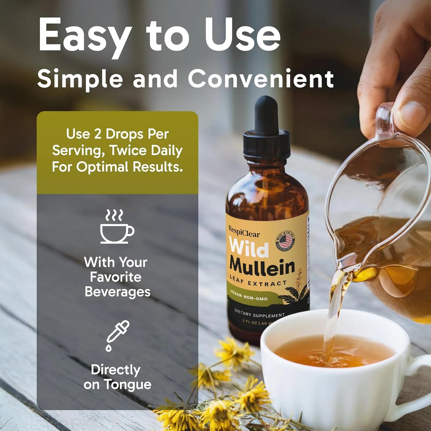 RespiClear - Premium Mullein Extrac