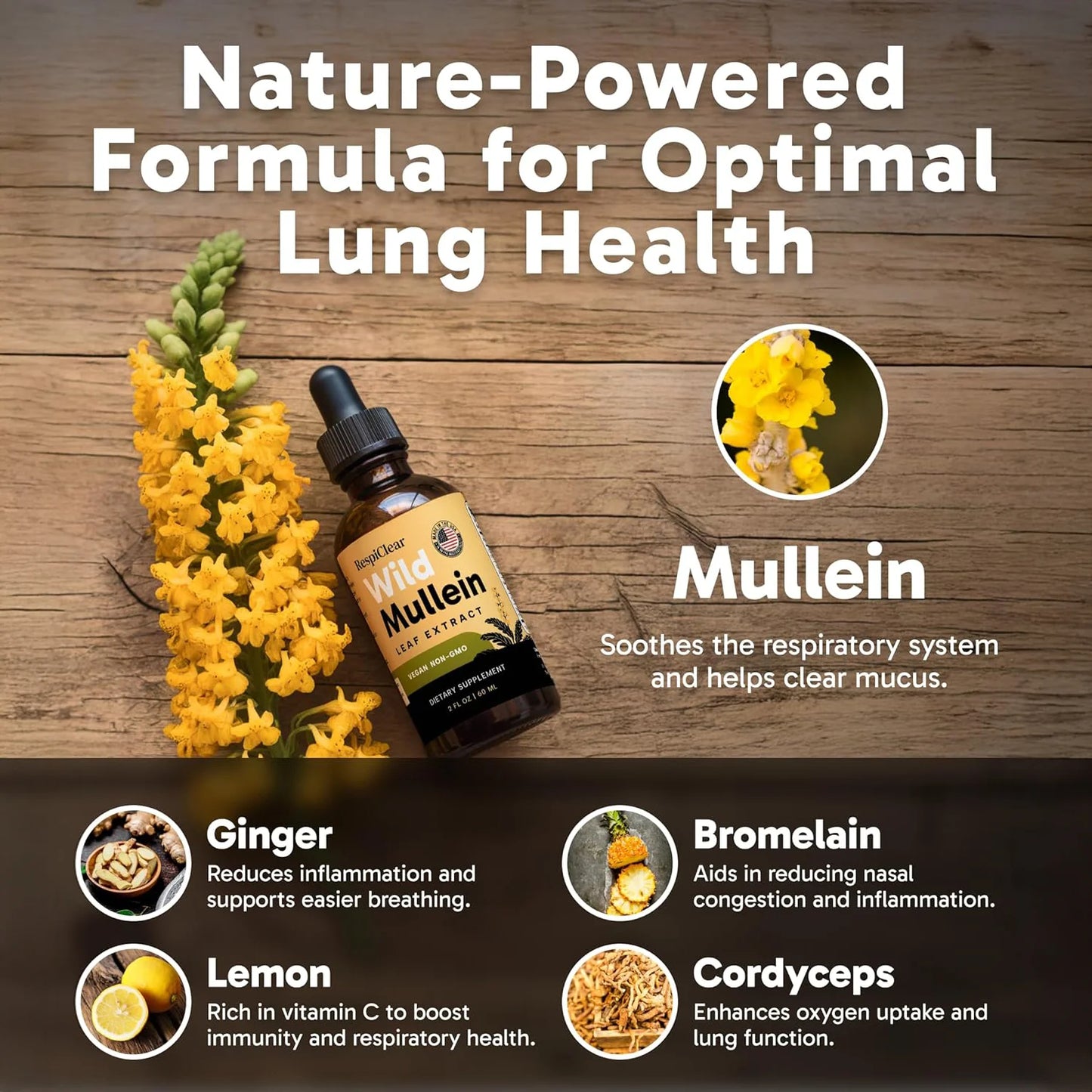 RespiClear - Premium Mullein Extrac